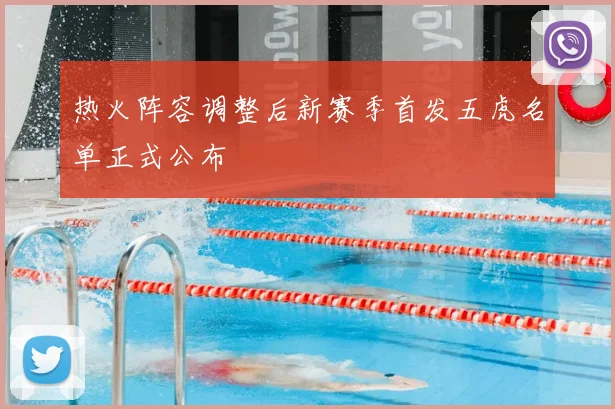 热火阵容调整后新赛季首发五虎名单正式公布